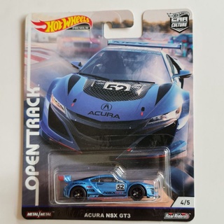 hotwheels​ acura NSX GT3 รถเหล็ก​ ล้อยาง