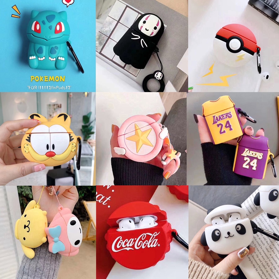 TWS i12 Inpods เคสหูฟังการ์ตูนป้องกันกรณี I9s/I11/I100/I12/I17 เคสหูฟังซิลิโคน Drop-Resistant ปกอ่อน