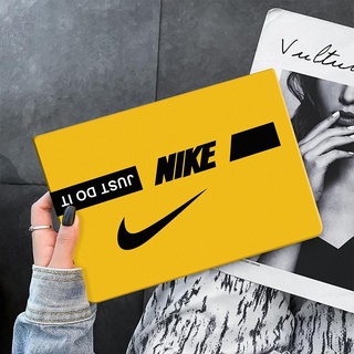 yellow　NIKE　for เคสไอแพด   mini 5 6 เคส   air 1 2 3 4 5   pro 11 10.2 gen 7/8/9 Airbag tri-fold pen slot case