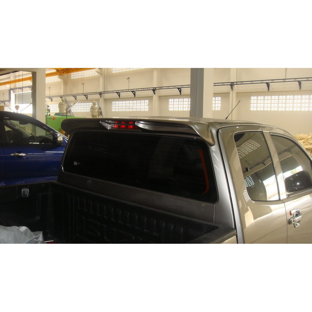 spoiler หลังคา แก็ปหลังคา สปอยเลอร์ Dmax 2012 2014 2016 2018 ดำด้าน V1 งาน A