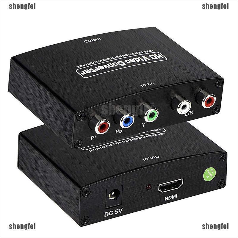 Shengfei ypbpr to hdmi 1080p to rgb อะแดปเตอร์แปลงเสียงและวิดีโอ #8