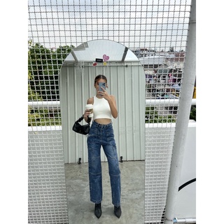 ✨ Chillclosets : : jeans bluey กางเกงยีนส์ทรงคาร์โก้ ทรงสวย ใส่แล้วสูงเว่อร์