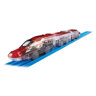 Takara Tomy Plarail Charge with Tekoro E6 Series Shinkansen Komachi cleared color_4904810177517 Plarail