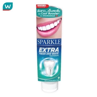 Sparkle สปาร์คเคิล ยาสีฟัน เอ็กซ์ตร้า เฟรช แอนด์ ไวท์ 100 กรัม.