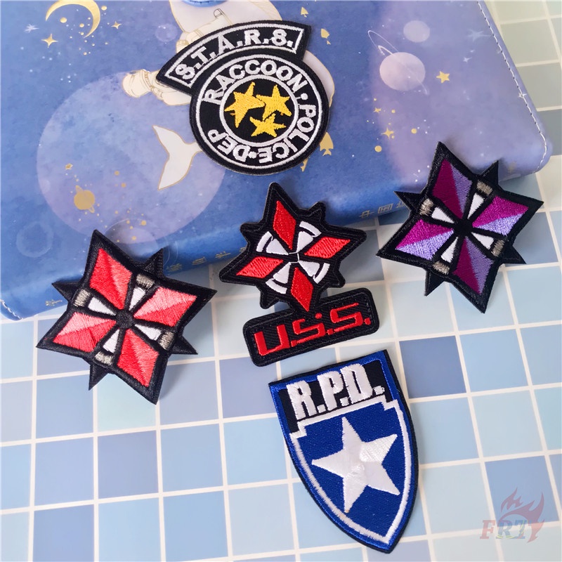 Resident Evil:Umbrella Corporation / Uss / Rpd แผ่นแพทช์ป้ายสติ๊กเกอร์คลาสสิก Diy สําหรับติดตกแต่งเสื้อผ้ากระเป๋า 1ชิ้น - รูปที่ 6