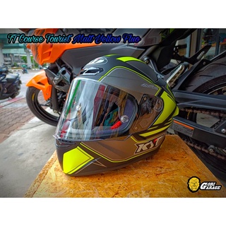 หมวกกันน็อค KYT TT COURSE TOURIST MATT YELLOW FLUO