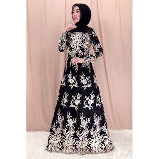 Dress Muslim BD009 ชุดอิสลาม สวยๆ เดรสมุสลิม ชุดเดรสอิสลาม พร้อมผ้าคลุม ชุดรายอมุสลิม แฟชั่นมุสลิม เสื้อผ้ามุสลิม อะบายา