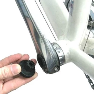 2 ชิ้น เครื่องมือถอดฝาปิดขาจาน กระโหลกกลวง Shimano พลาสติก(สีดำ)