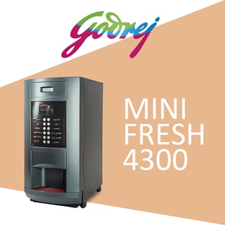 Hillkoff : เครื่องกดกาแฟอัตโนมัติ Godrej รุ่น MINI FRESH 4300 เครื่องกาแฟอัตโนมัติ เครื่องชงกาแฟ