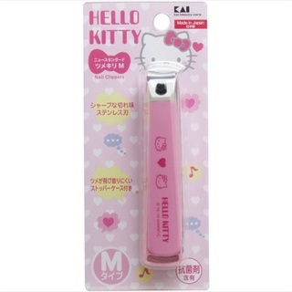 KAI Hello Kitty DF nail clipper M กรรไกรตัดเล็บ ญี่ปุ่น คิตตี้ #2502