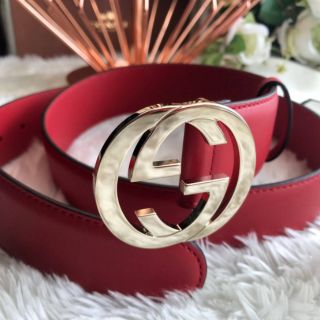 GUCCI GG AP00G Belt "หัวสีทองอ่อน" 1