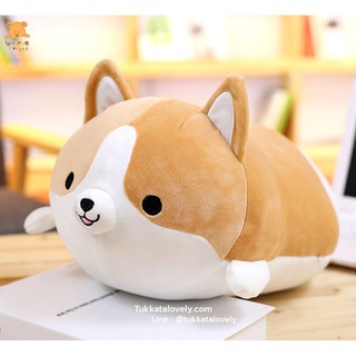 ตุ๊กตาชิบะอ้วน (Shiba Inu) ขนาด 30-45 cm.