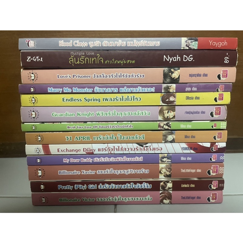 กล่องสุ่มนิยายแจ่มใส 1 กล่องได้ 2-3เล่ม นิยายแจ่มใสมือ2 นิยายแจ่มใสสภาพดี