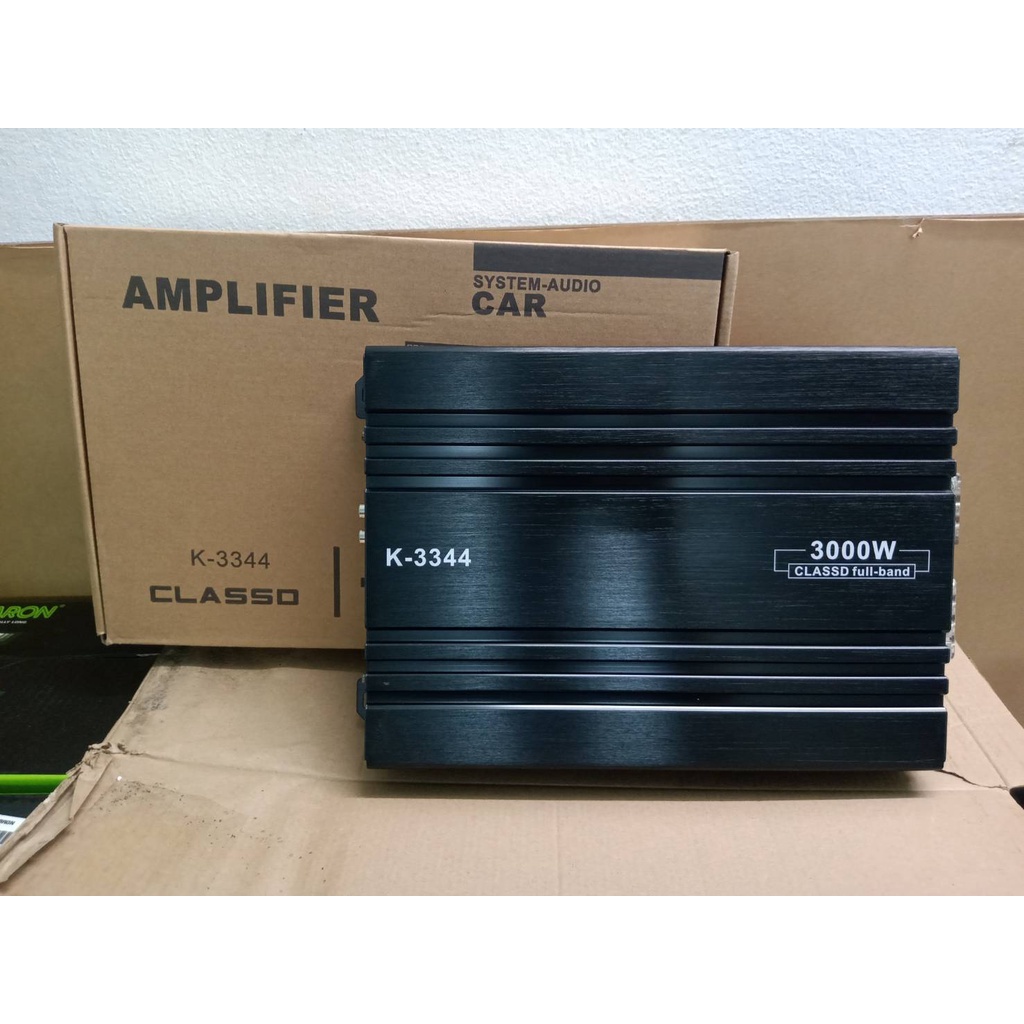 Power Class-D โมขับกลาง รุ่น K-3344 กำลังขับ 3000watts สำหรับขับเสียงกลาง