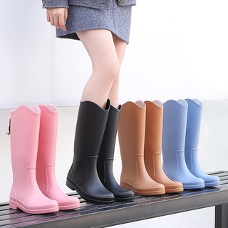 👢rain boots👢พร้อมส่ง รองเท้าบูทผู้หญิง รองเท้าบูทกันน้ํา รองเท้าบูทยาง