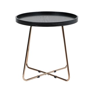 Coffee table, side table COFFEE TABLE FURDINI 61866-ROSEGOLD/BK BLACK/COPPER Living room furniture Home &amp; Furniture โต๊ะ
