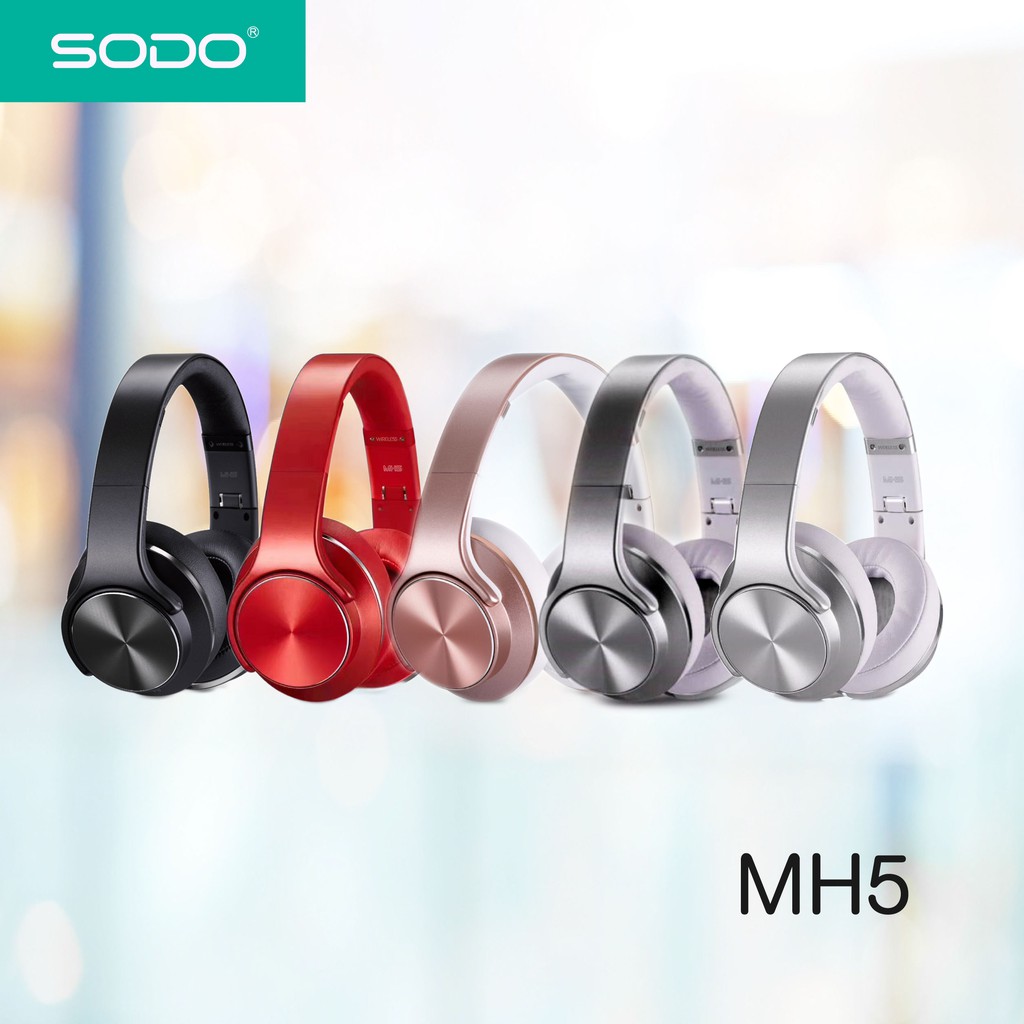 SODO MH5 หูฟังบลูทูธ/ลำโพงบลูทูธ 2 in 1 ของแท้ 100%