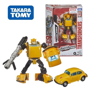 ของเล่นฟิกเกอร์ Transformers War Cybertron Earthrise Limited Edition Netflix Bumblebee Enhanced Deluxe Spot Goods TAKARA