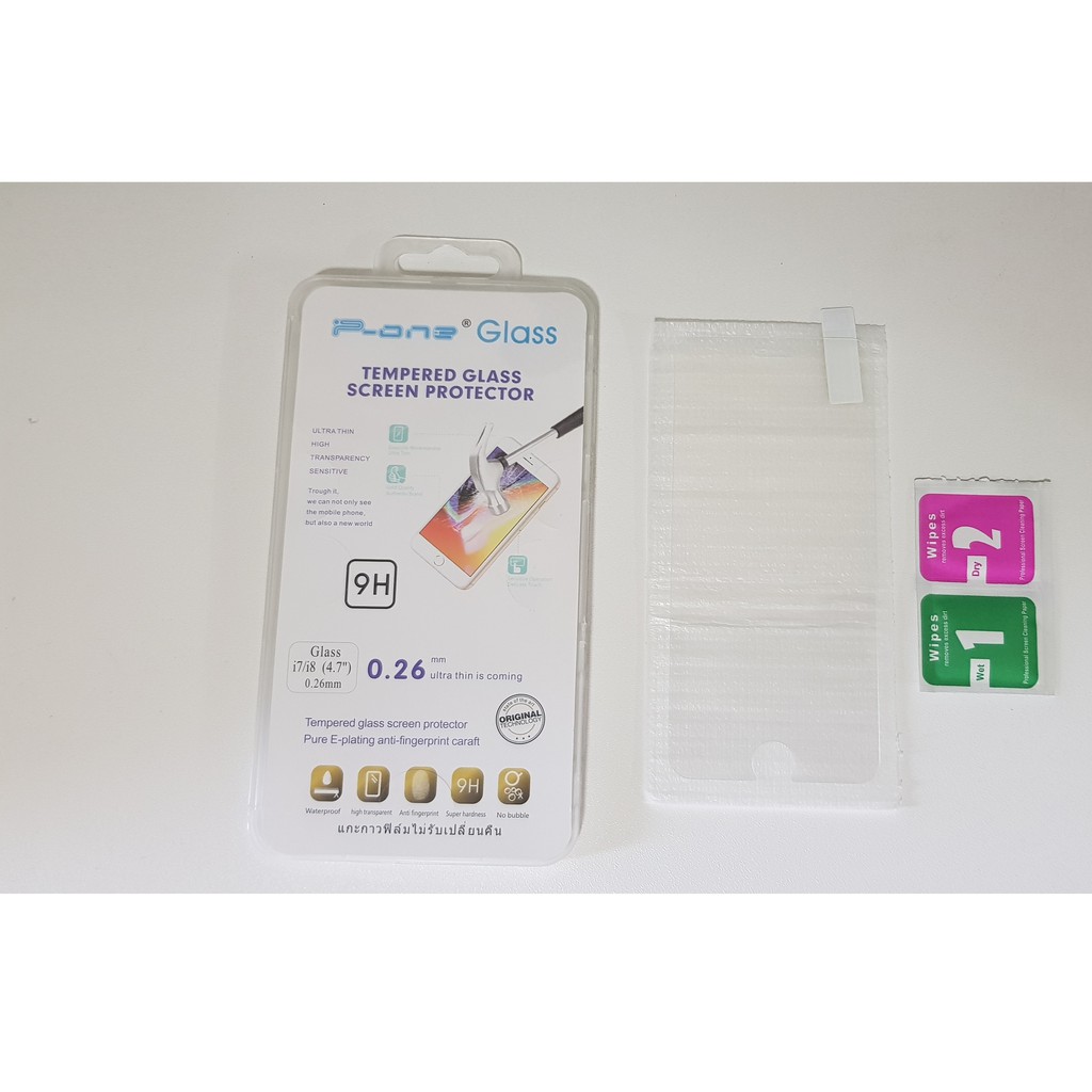 ฟิล์มกระจก i5,i6/i6s,i7/i8,i6plus/i6s plus,i7plus,i8plus (ไม่เต็มจอ)