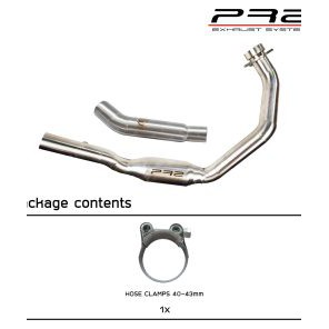 PR2 คอท่อฟลูบอม HONDA CB300R ตากลม