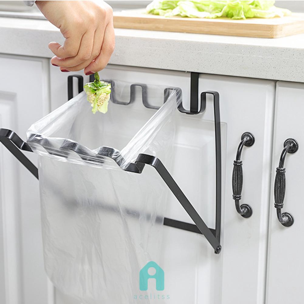 ACT☛Door Hanging Trash Storage Rack Kitchen Cabinets Garbage Rubbish ...