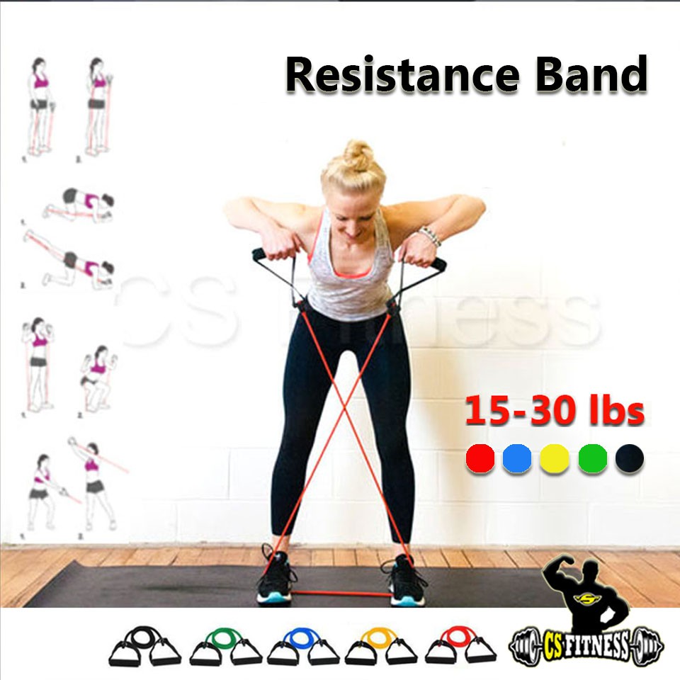  resistance band with handle csfitness