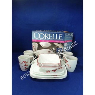 Corelle Hanami Garden 16 pcs. / จานชุด ลายฮานามิ การ์เด้น 16 ชิ้น