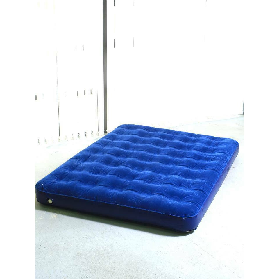 ส่งฟรี ที่นอนเป่าลมหุ้มกำมะหยี่ ที่นอนตั้งแคมป์ Inflatable Air Mattress เก็บเงินปลายทาง