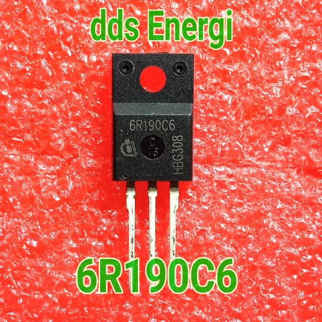 6R190C6 TO-220F มอสเฟสต์ดั้งเดิม 6r190c6