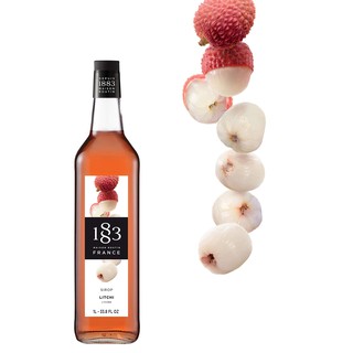 1883 LYCHEE FLAVORED SYRUP 1000 ml.(1883 น้ำเชื่อมกลิ่นลิ้นจี่ 1000 มล.)