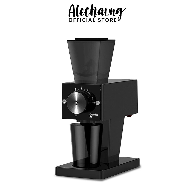 Alechaung เครื่องบดกาแฟไฟฟ้า 60มม ทำกาแฟสด สำหรับบดเมล็ดกาแฟสด ตัวบดเมล็ดไฟฟ้า coffee grinder