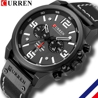 นาฬิกาผู้ชาย✴◄♗CURREN Karen Special Forces Sports Watch Men s Watch Fashion Multifunctional Chronograph Wrist Watch