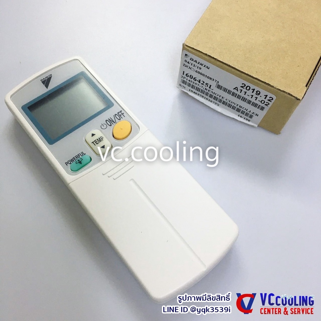 Daikin อะไหล่แอร์  รีโมท ใช้ได้ 62   รุ่นแอร์  เช่น FTM09NV2S / FTM13NV2S   พาท 1606425L/ 160642J พา