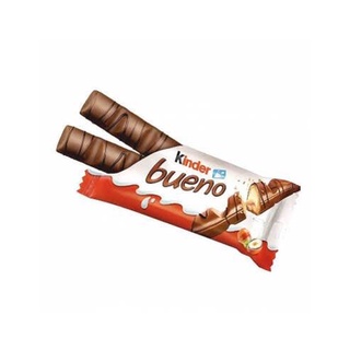 Kinder bueno chocolate 43gms. and white 39 gms. รสช็อคโกแลต43กรัม กับ รสไวท์ช็อคโกแลต 39กรัม