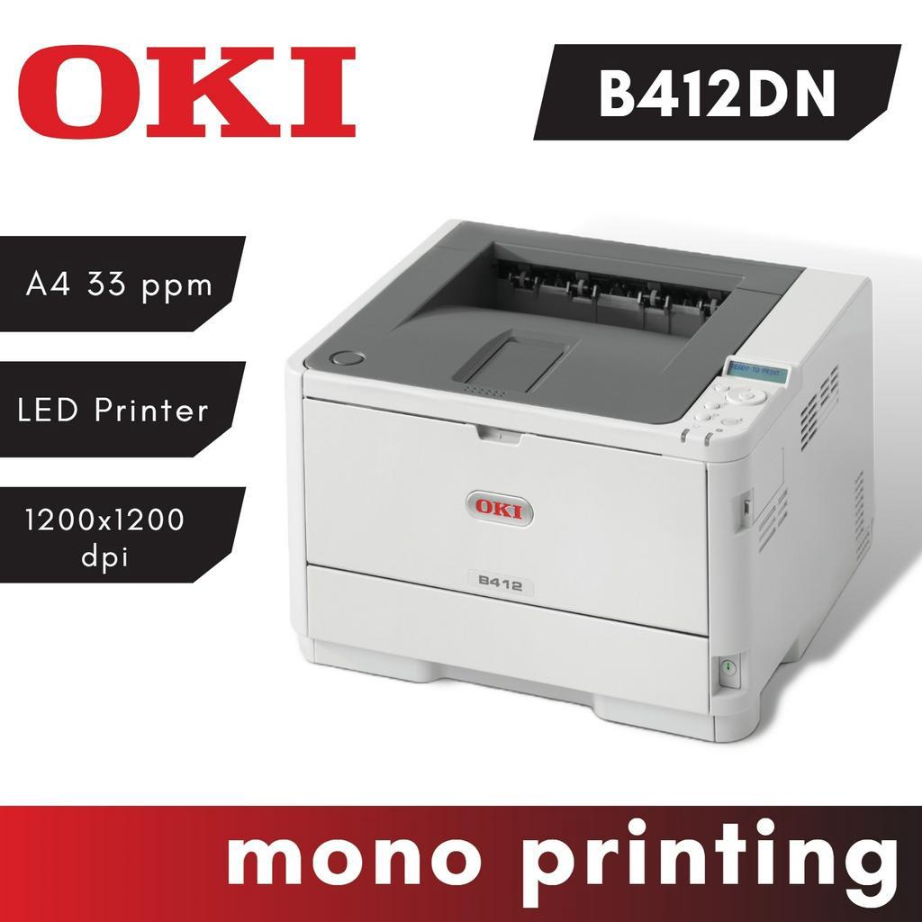 Printer laser OKI รุ่น B412DN (OKI-45762003)
