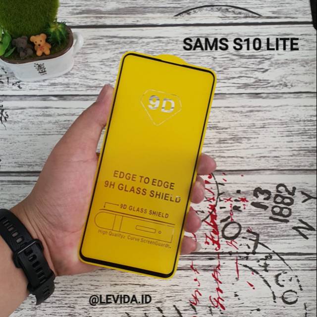 ฟิล์มกระจกนิรภัย SAMSUNG A91 SAMSUNG S10 LITE 2020 TEMPERED GLASS FULL 9D / ANTI-SCRATCH FULL