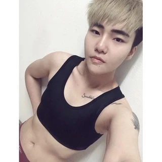 เสื้อกล้ามทอม รุ่นครึ่งตัวแบบสวมไม่มีตะขอ อีซี่01