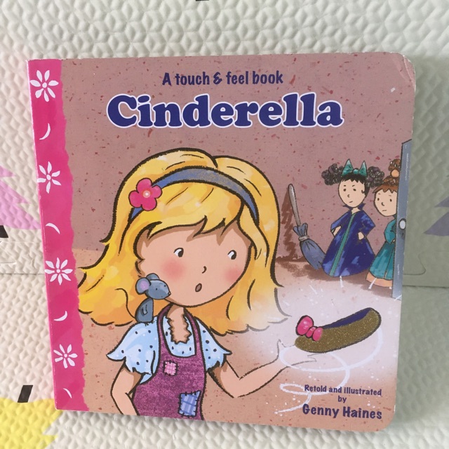 A touch &feel book Cinderella (board book )-bc3