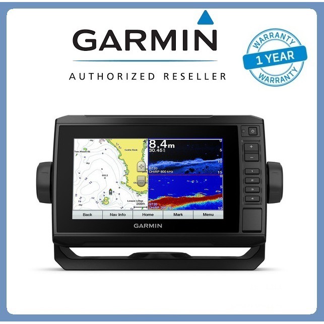 เครื่องหาปลา+GPS รุ่น Garmin ECHOMAP Plus 75cv เมนูไทย แถมฟรี แผนที่ Bluechart g2 และเสื้อแขนยาว