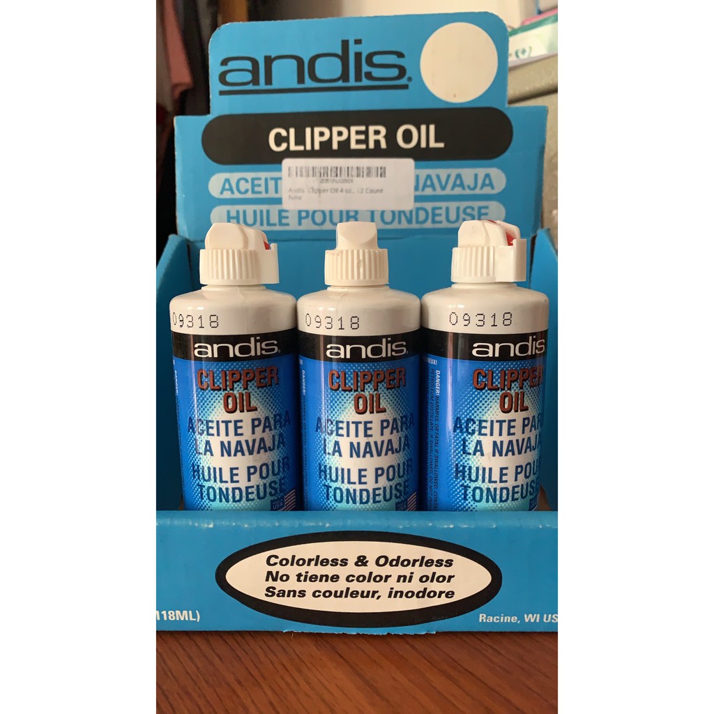 Andis clipper oil น้ำมันหยอดใบ ปัตตาเลี่ยน Andis น้ำเข้า แท้ จากAmarica