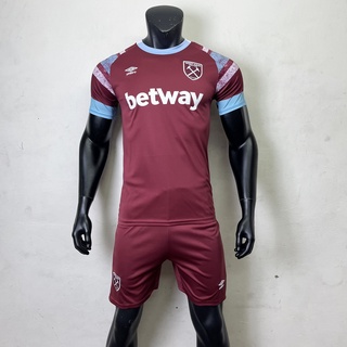 ชุดบอลผู้ใหญ่ ฤดูกาล (เสื้อ+กางเกง) ทีม Westham งานเซ็ตเกรด A