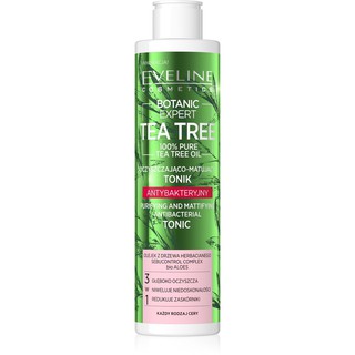 Eveline Botanic Expert Tea Tree Purifying and Mattifying Antibacterial Tonic 225 ml