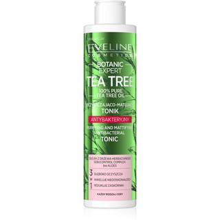 Eveline Botanic Expert Tea Tree Purifying and Mattifying Antibacterial Tonic 225 ml