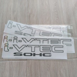 สติ๊กเกอร์ i vtec sohc