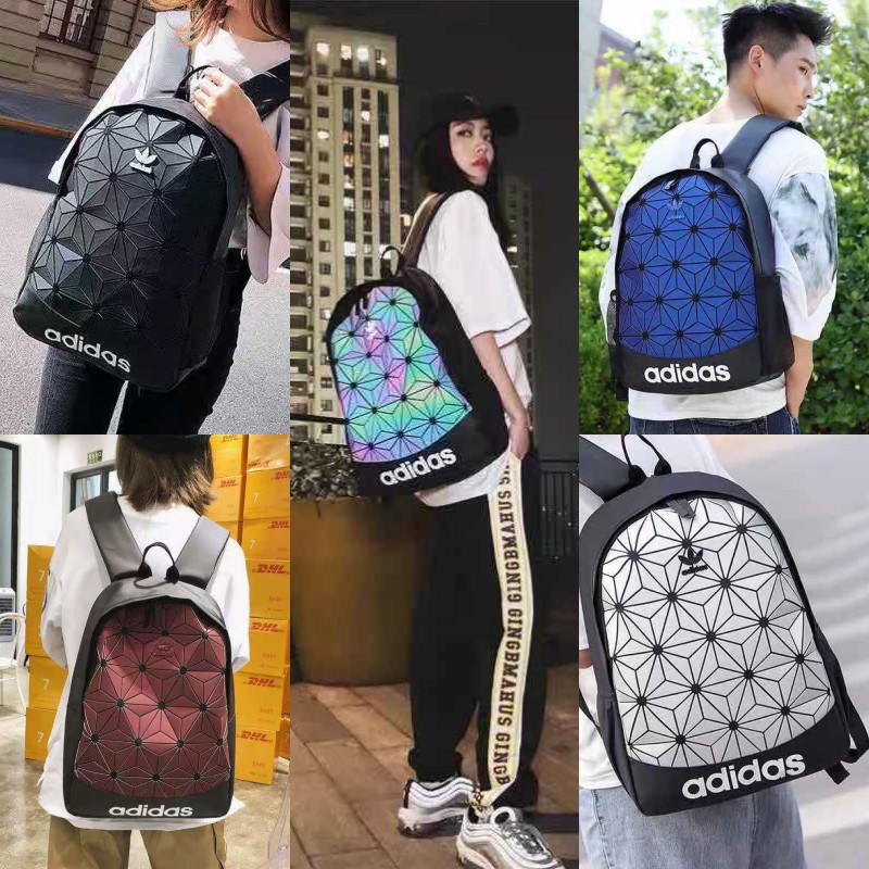 กระเป๋าสะพายหลัง Adidas Originals 3D Backpack กระเป๋าเป้รุ่นหายากดีไซน์สุดฮิตสไตล์ ISSEY MIYAKE ad12