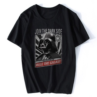 เสื้อยืดแขนสั้น ผ้าฝ้าย พิมพ์ลาย Vader Propaganda Star Wars แฟชั่นฤดูร้อน สําหรับผู้ชายS-5XL