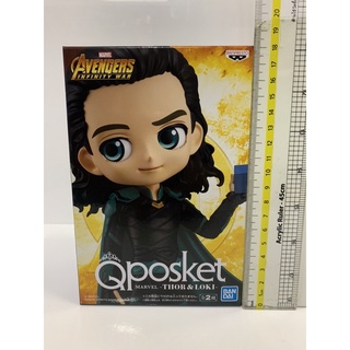 Qposket Marvel Avengers Infinity War [Thor &amp; Loki] - Loki  แท้ มือ 1