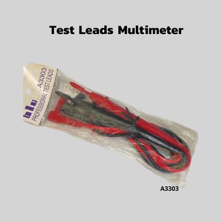 Test Leads Multimeter A3303 สายวัด ขาวัดทดสอบและคลิปทดสอบ