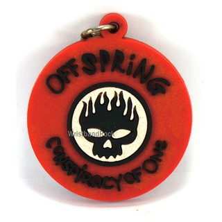 THE OFFSPRING พวงกุญแจ ยาง เท่ๆ  ดิออฟสปริง พังค์ แทรช ร็อค ไม่เท่คืนได้ OFP56