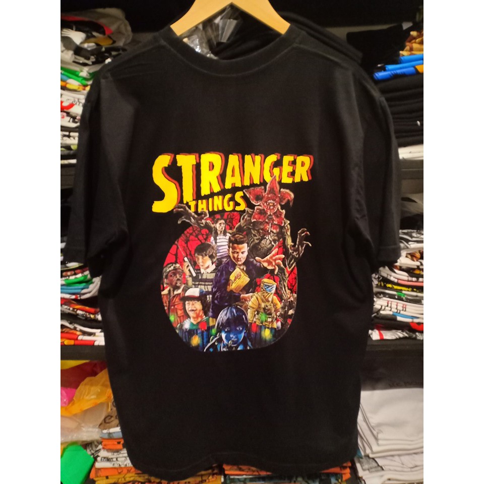 เสื้อยืดคอกลมเสื้อยืด Stranger Things T-shirtS-4XL
